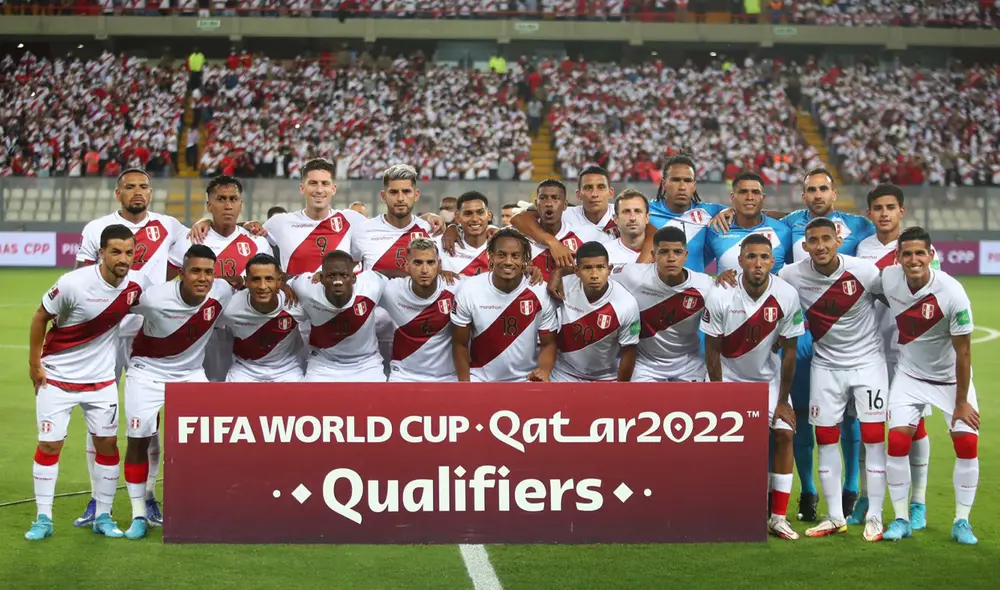 Selección peruana se ubica quinto en las Eliminatorias Qatar 2022. Foto: FPF