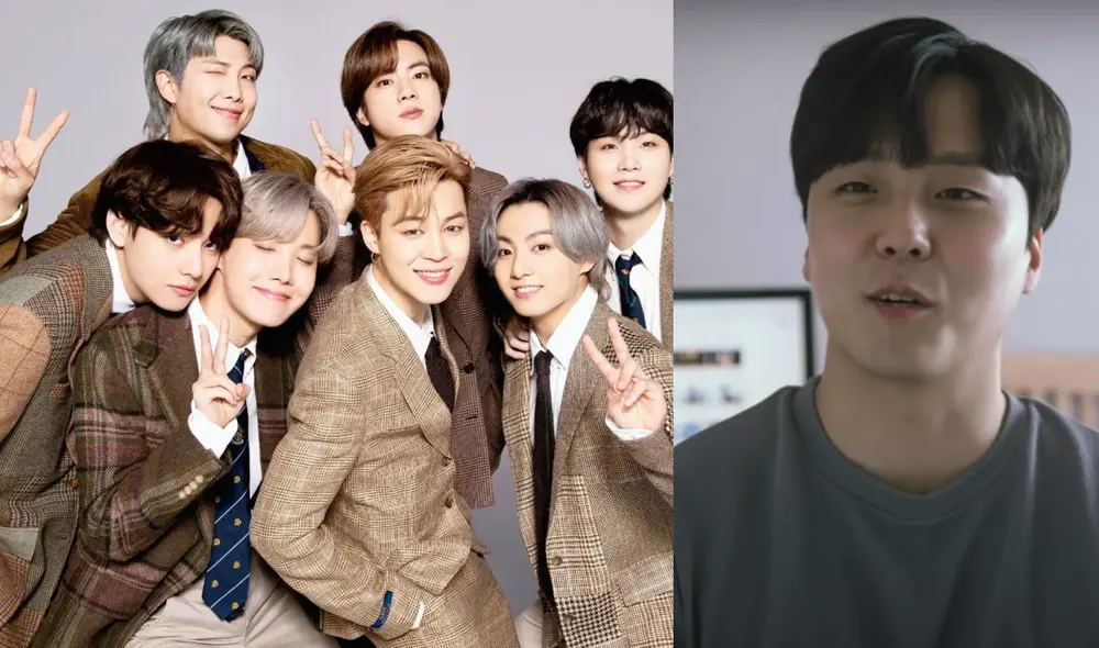Kim Ji Hun es un youtuber coreano que casi formó parte de BTS. Foto: composición La República/BIGHIT/YouTube @VICEAsia