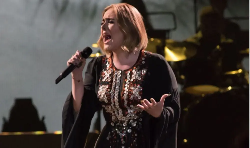 Adele se siente feliz de presentarse en la ceremonia. Foto: OK! Magazine