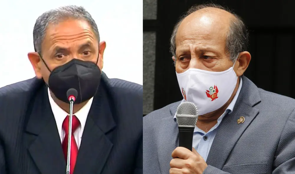 José Luis Gavidia fue consultado en conferencia de prensa sobre las denuncias de violencia familiar contra Héctor Valer. Foto: composición/La República José Luis Gavidia fue consultado en conferencia de prensa sobre las denuncias de violencia familiar contra Héctor Valer. Foto: composición/La República