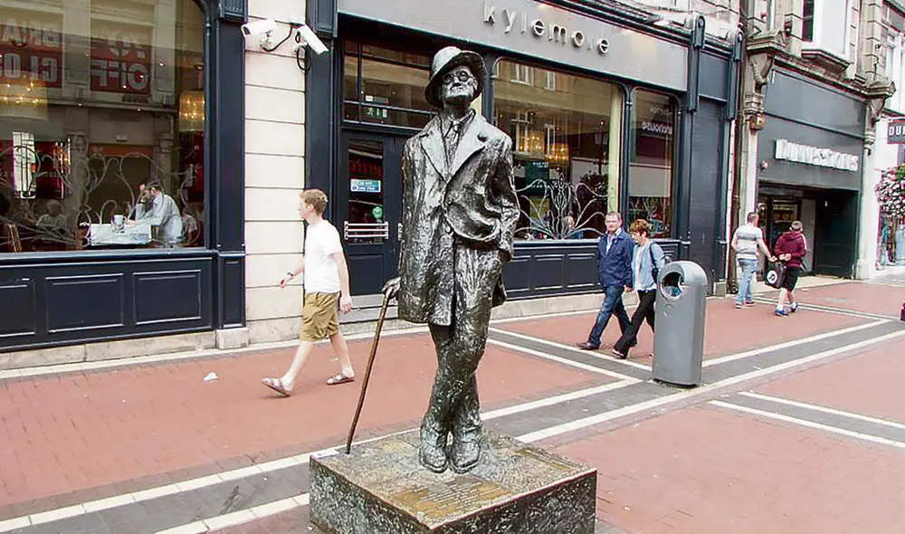 El maestro. Escultura de James Joyce en Dublín. Foto: difusión