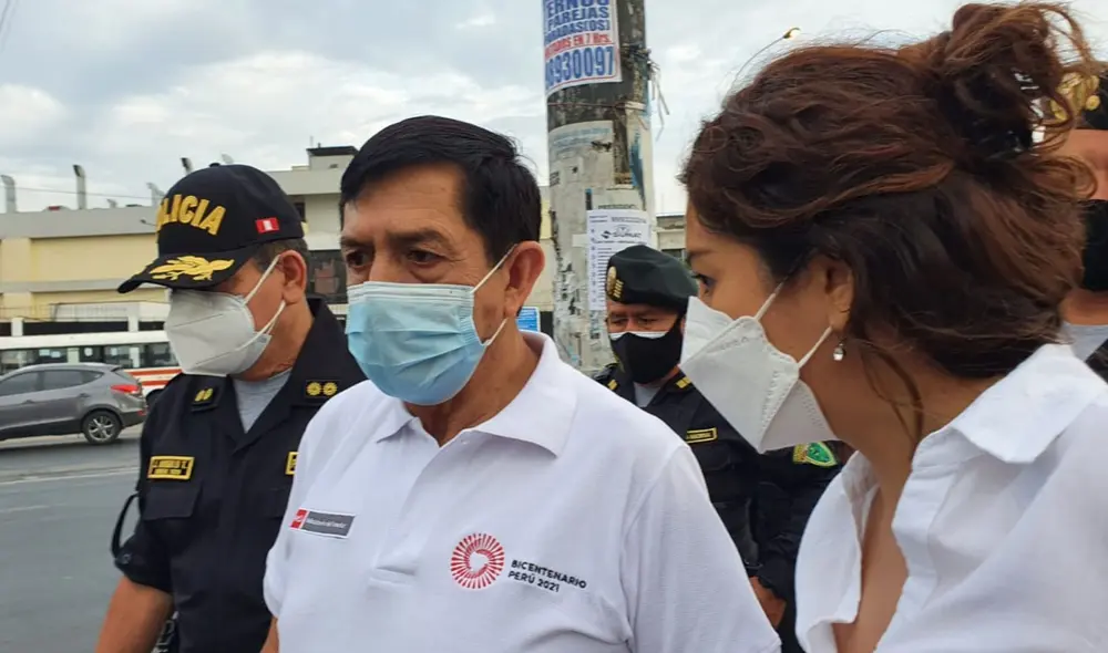 Ministro del Interior estuvo en conferencia de prensa en horas de la mañana. Foto: Erwin Valenzuela / URPI-LR