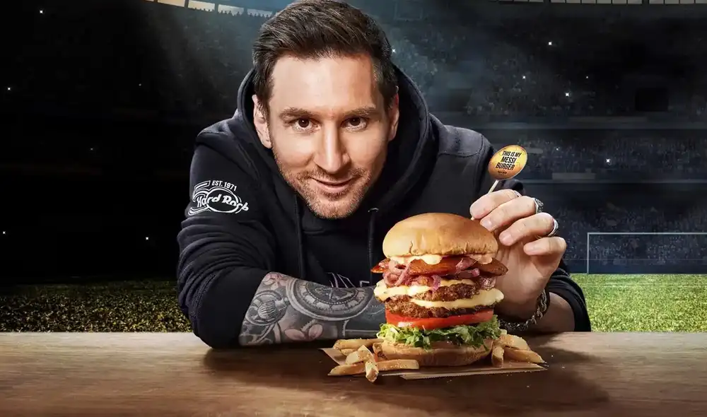 La Messi Burguer tendrá un costo aproximado de 12 dólares y será parte del menú del Hard Rock Cafe. Foto: Hard Rock International