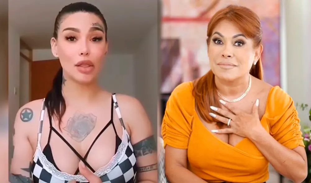 Angie Jibaja le respondió a Magaly Medina. Foto: captura Instagram / Instagram