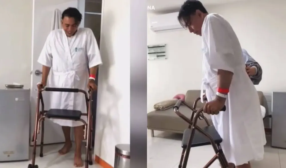 Ernesto Pimentel feliz por su rápida recuperación tras operación. Foto: composición/ captura de América TV