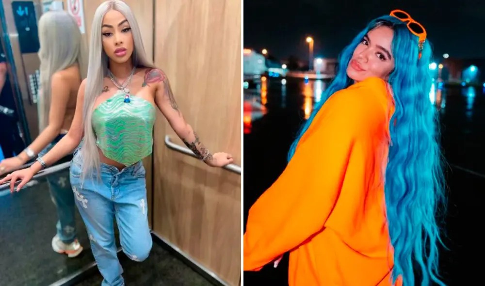 Karol G desató la euforia del público con declaraciones que habrían sido para la nueva relación de Anuel AA. Foto: composición Karol G, Yailin, la más viral/Instagram