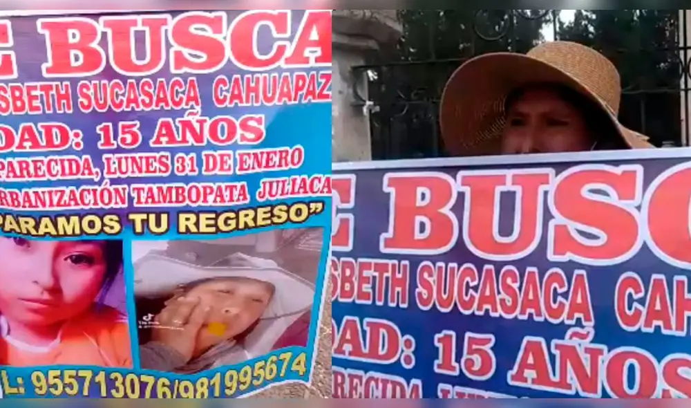 Si alguna persona conoce su paradero, puede contactarse a través de los números 955 713 076 o 981 995 674. Foto: composición/Sol de los Andes/La Decana Si alguna persona conoce su paradero, puede contactarse a través de los números 955 713 076 o 981 995 674. Foto: composición/Sol de los Andes/La Decana