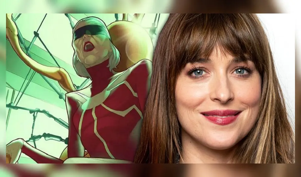 Dakota Johnson será la encargada de interpretar a Madame Web en la película live action de Sony. Foto: composición/Marvel Studios