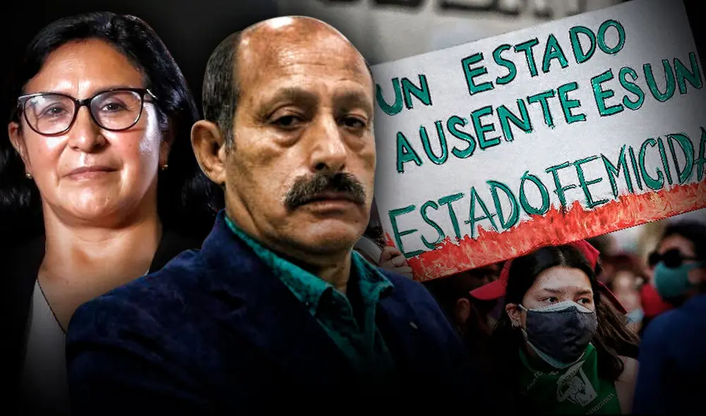 Feministas se autoconvocaron a un plantón este viernes 4 de enero frente al MIMP para exigir renuncia de gabinete Valer. Foto: composición Gerson Cardoso / La República