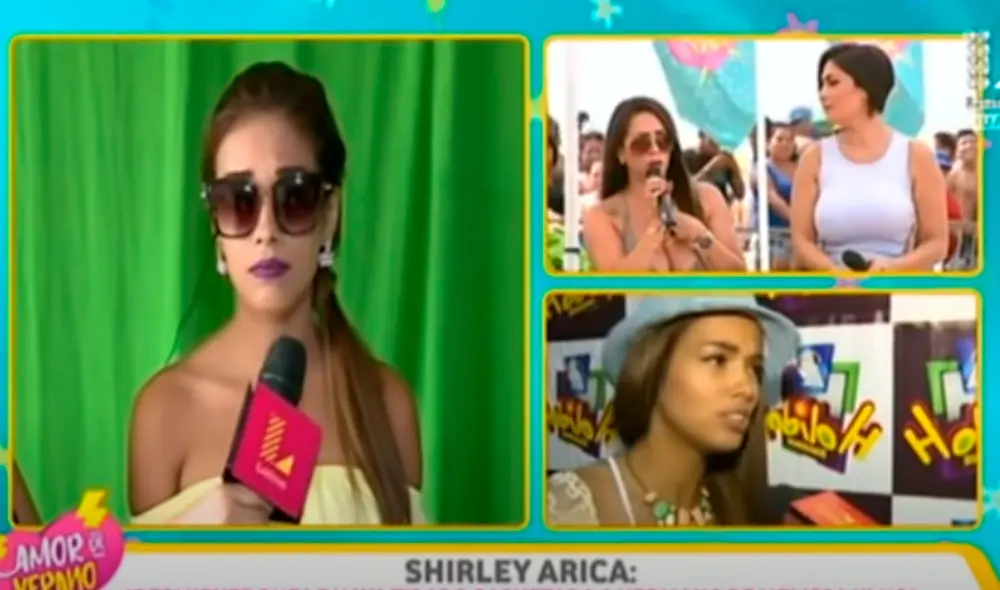 Melissa Klug y Shirley Arica discutieron en Amor de verano por escándalo en discoteca. Foto: captura/Latina