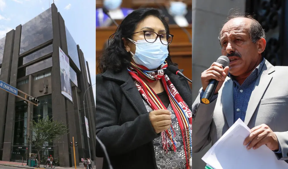 Katy Ugarte presidirá el Ministerio de la Mujer, mientras que Héctor Valer se encargará de la PCM. Ambos están cuestionados. Foto: MIMP/Congreso/PCM