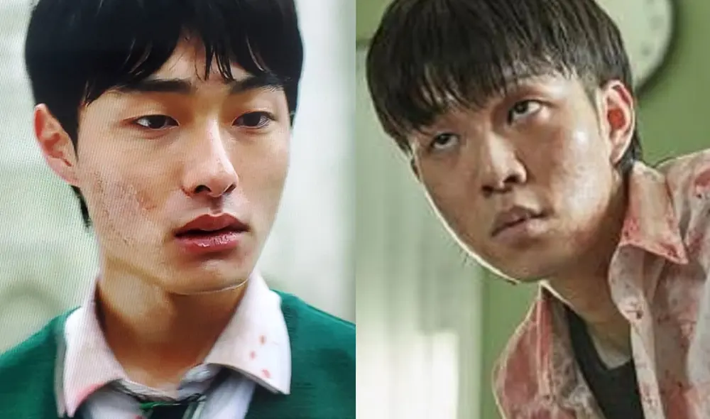 Yoon Chan Young y Yoo In Soo como Cheong San y Gwi Nam de Estamos muertos. Foto: composición La República/Netflix