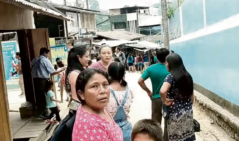 A buen recaudo. Pobladores de Amazonas, Loreto y otras regiones salieron a las calles. Foto: difusión