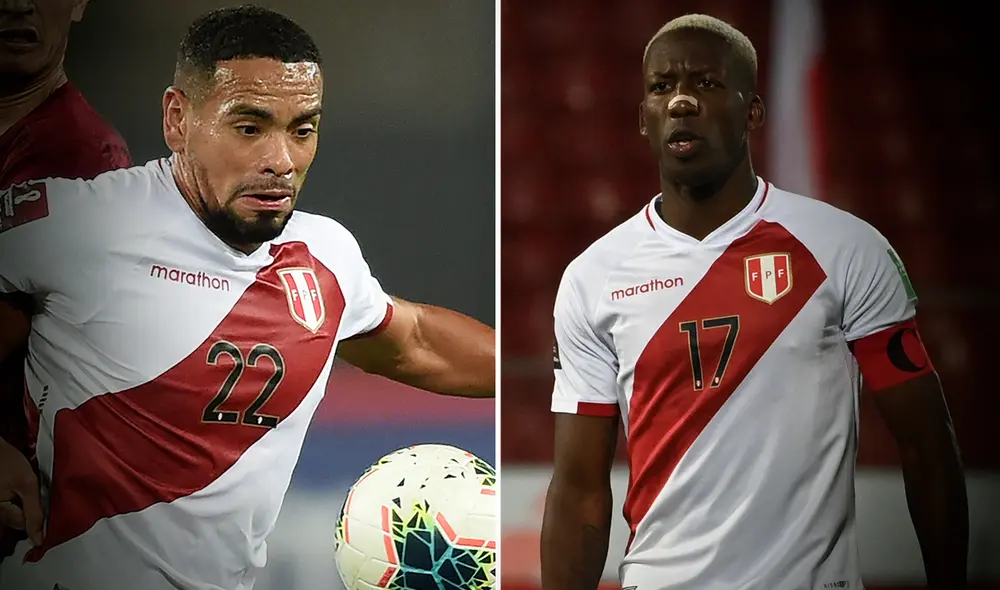 Alexander Callens y Luis Advíncula disputaron todo el partido de Perú vs. Ecuado. Foto: composición/ AFP