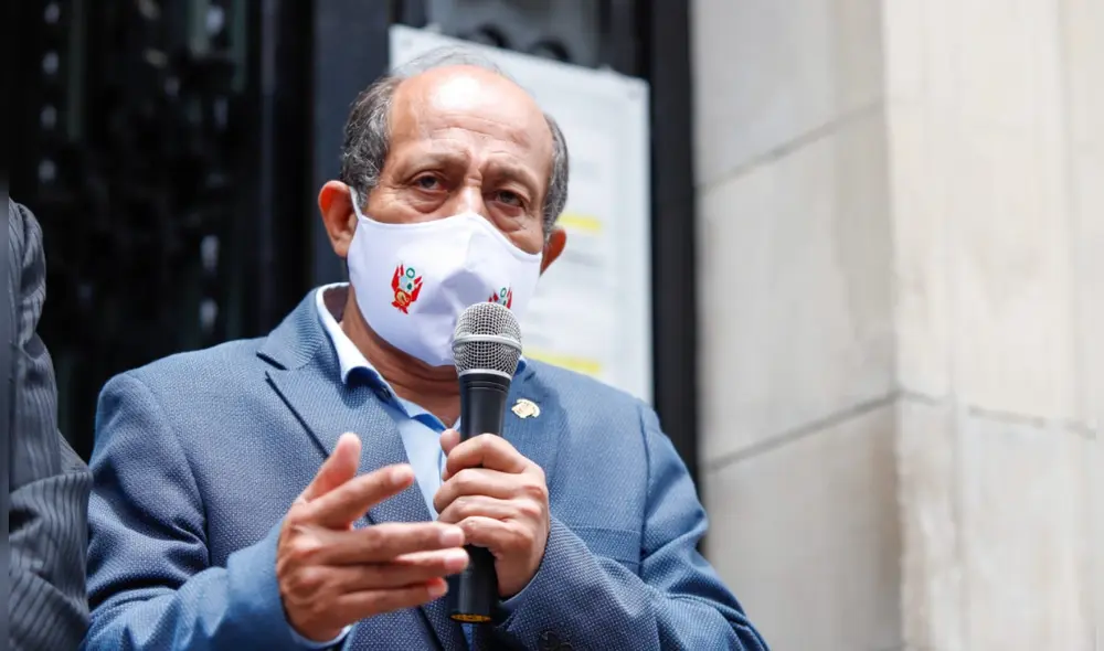 Héctor Valer juró como presidente del Consejo de Ministros el último 1 de febrero. Foto: PCM Héctor Valer juró como presidente del Consejo de Ministros el último 1 de febrero. Foto: PCM