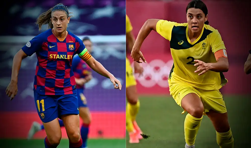 Alexia Putellas y Sam Kerr son referentes en esta disciplina. Foto: composición AFP