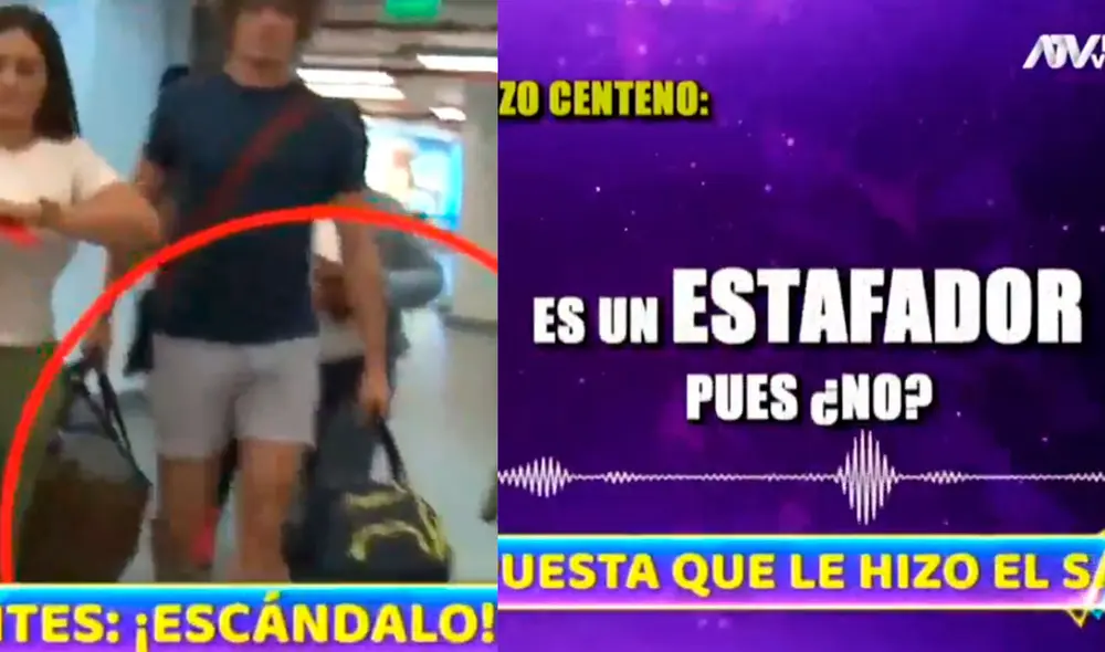 Giuseppe Benignini fue acusado de no pagar deudas; aun así, abandonó Perú. Foto: captura/ATV