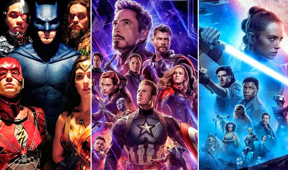 Roland Emmerich culpa a Marvel, DC y Star Wars del declive de la industria. Foto: composición / Marvel Studios / DC Films / Lucasfilm