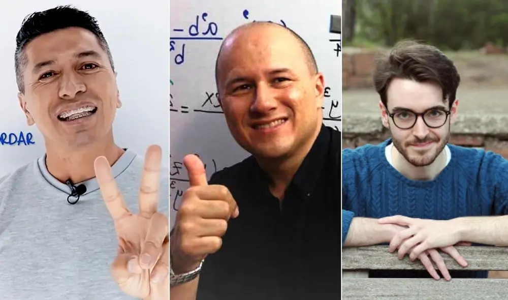 La matemática, comunicación y ciencias son algunas de las materias que varios de estos 'edutubers' suelen enseñar a sus millones de seguidores. Foto: composición La República