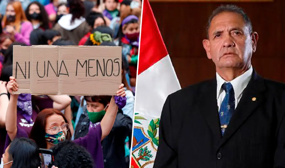 La violencia de género es una problemática que compete a toda la ciudadanía para poder erradicarla y no solo debe quedarse en el ámbito privado como declaró el ministro de Defensa, José Luis Gavidia. Foto: composición/Fabrizio Oviedo