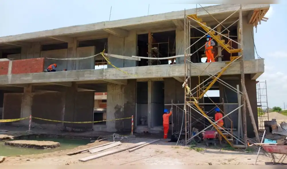 Construyen seis colegios en región Tumbes para reinicio de clases presenciales. Foto: GORE Tumbes Construyen seis colegios en región Tumbes para reinicio de clases presenciales. Foto: GORE Tumbes