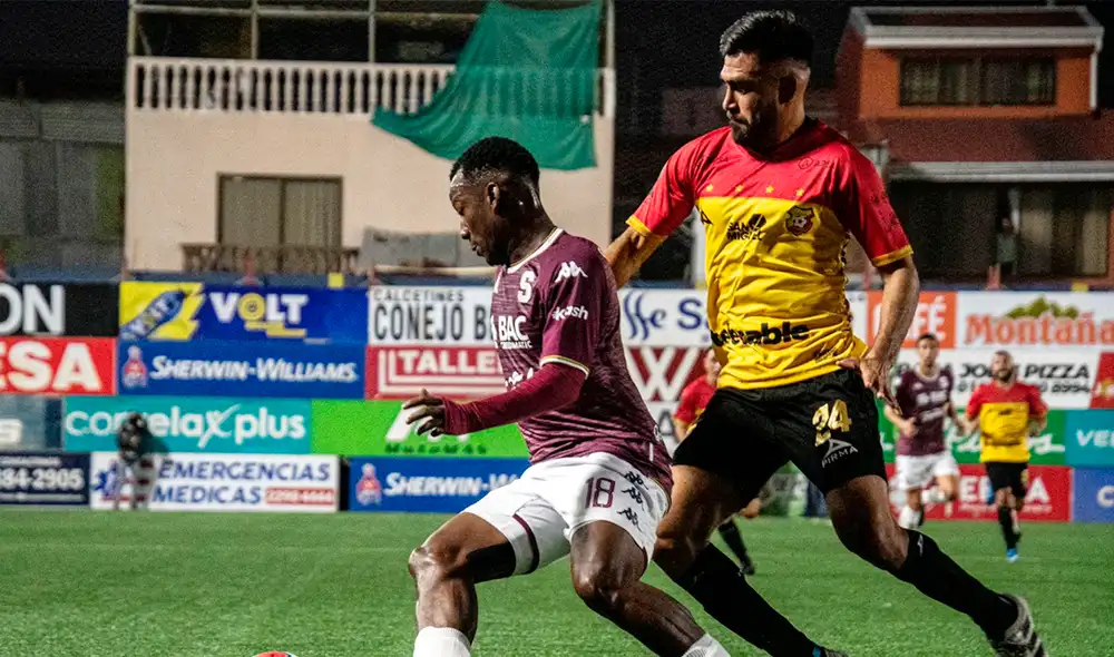 Saprissa jugó con Herediano en la Liga Promerica 2022. Foto: Twitter Saprissa jugó con Herediano en la Liga Promerica 2022. Foto: Twitter