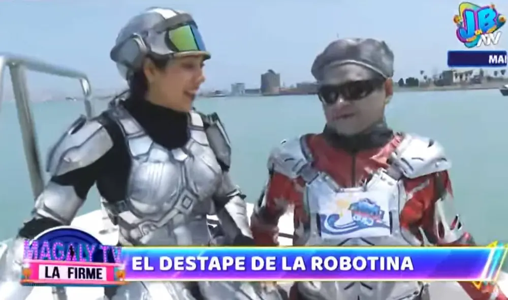 Robotín y Robotina continúan viviendo su idilio. Foto: captura de ATV