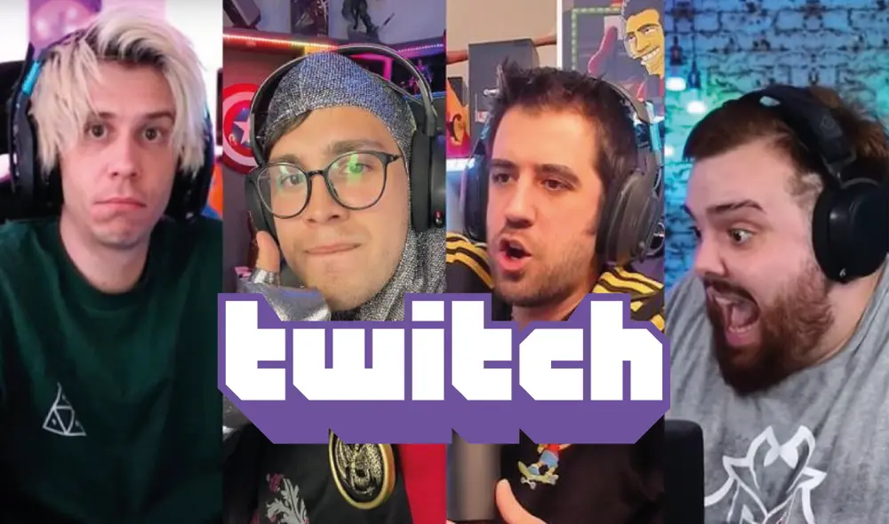 Las celebridades de Internet prefieren la plataforma morada para stremear. Foto: composición LR/ captura Twitch Las celebridades de Internet prefieren la plataforma morada para stremear. Foto: composición LR/ captura Twitch