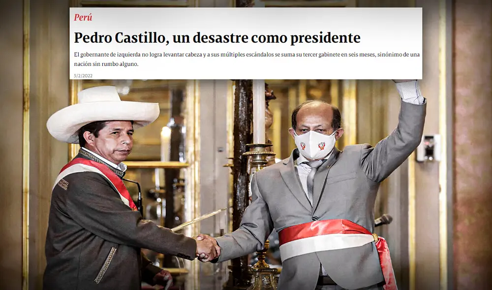 La decisión de Pedro Castillo de nombrar a Héctor Valer primer ministro ha generado múltiples reacciones en el mundo. Foto: composición de EFE/Semana