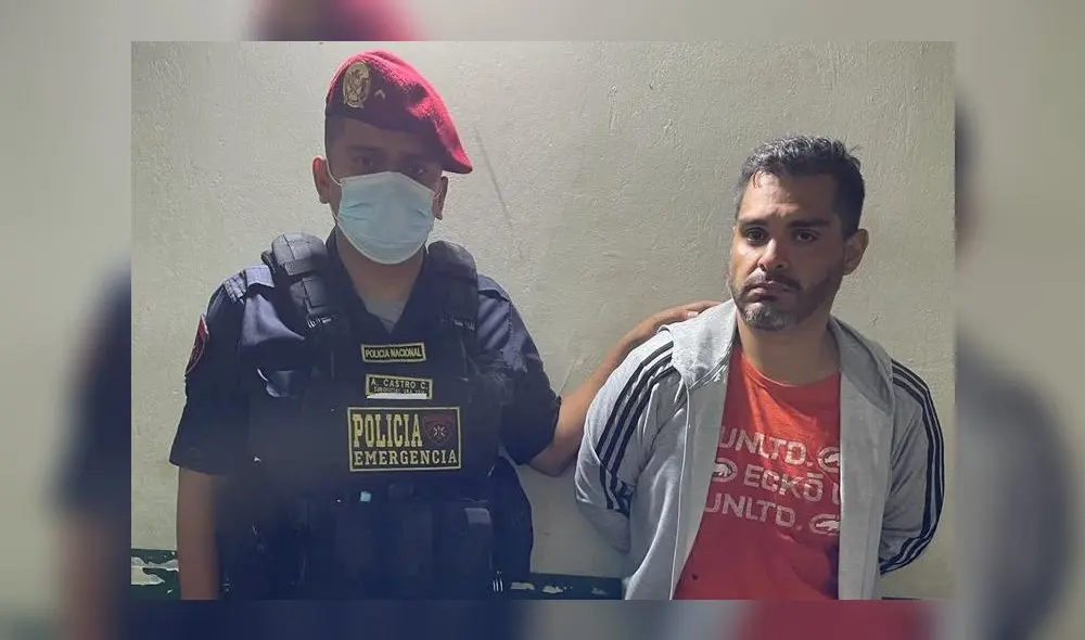 Captura estuvo a cargo de efectivos policiales de la Sección de Emergencia Centro. Foto: PNP