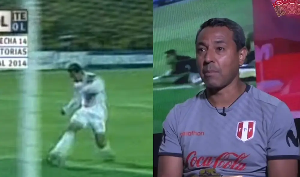 Nolberto Solano anotó el único gol del encuentro ante Colombia en el Campín de Bogotá. Foto: composición Fox Sports/Selección peruana