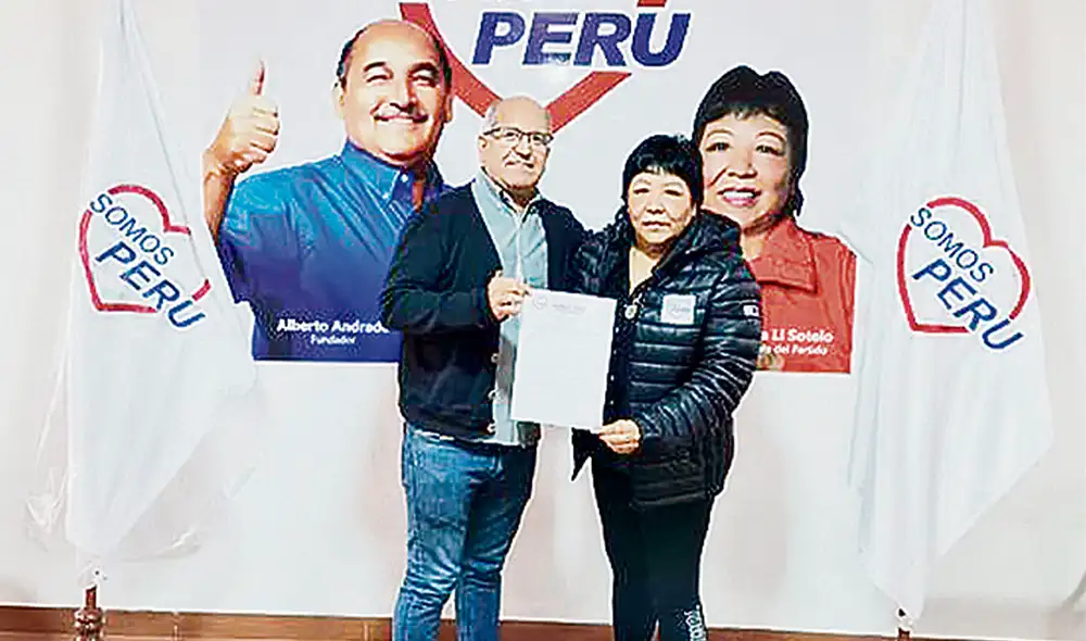 Acuerdo. A Biberto Castillo León lo anunció Li Sotelo como candidato a Los Olivos el 20 de agosto del 2021. Foto: difusión