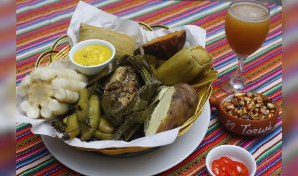 La preparación de la pachamanca representa también la riqueza agrícola de la zona altoandina del Perú. Foto: Carlos Contreras / La República La preparación de la pachamanca representa también la riqueza agrícola de la zona altoandina del Perú. Foto: Carlos Contreras / La República