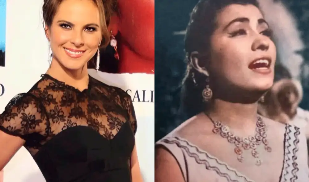 Kate del Castillo reveló que quisiera interpretar a la Lola Beltrán en su bioserie. Foto: Composición/Instagram