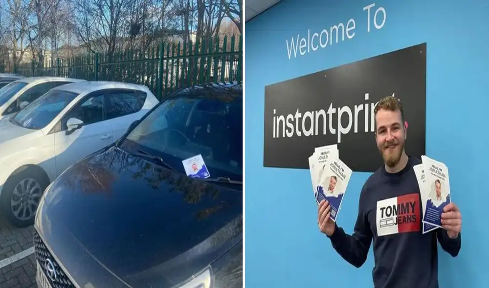 Finalmente, Jonathan logró ingresar a la empresa gracias a su ingenio y creatividad. Foto: captura de YouTube