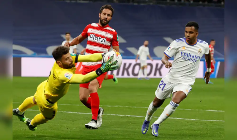 Real Madrid empata con Granada en el Santiago Bernabéu. Foto: EFE