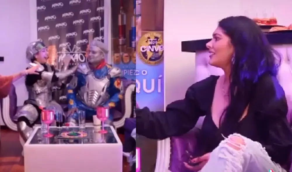 'Robotín' troleó a la hermana menor de las Soifer durante entrevista. Foto: Captura de pantalla Así son ellas