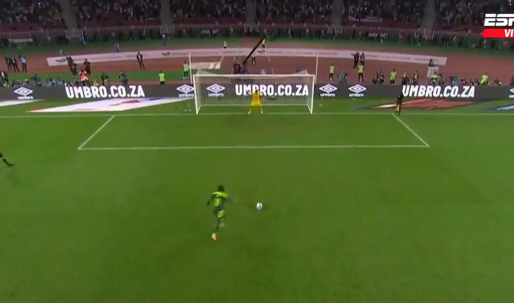 Sadio Mané anotó el último disparo en la tanda de penales. Video: captura/ESPN Sadio Mané anotó el último disparo en la tanda de penales. Video: captura/ESPN