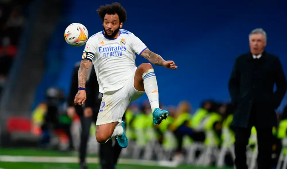 Marcelo tuvo un correcto partido en el triunfo por la mínima del Real Madrid ante el Granada. Foto: AFP