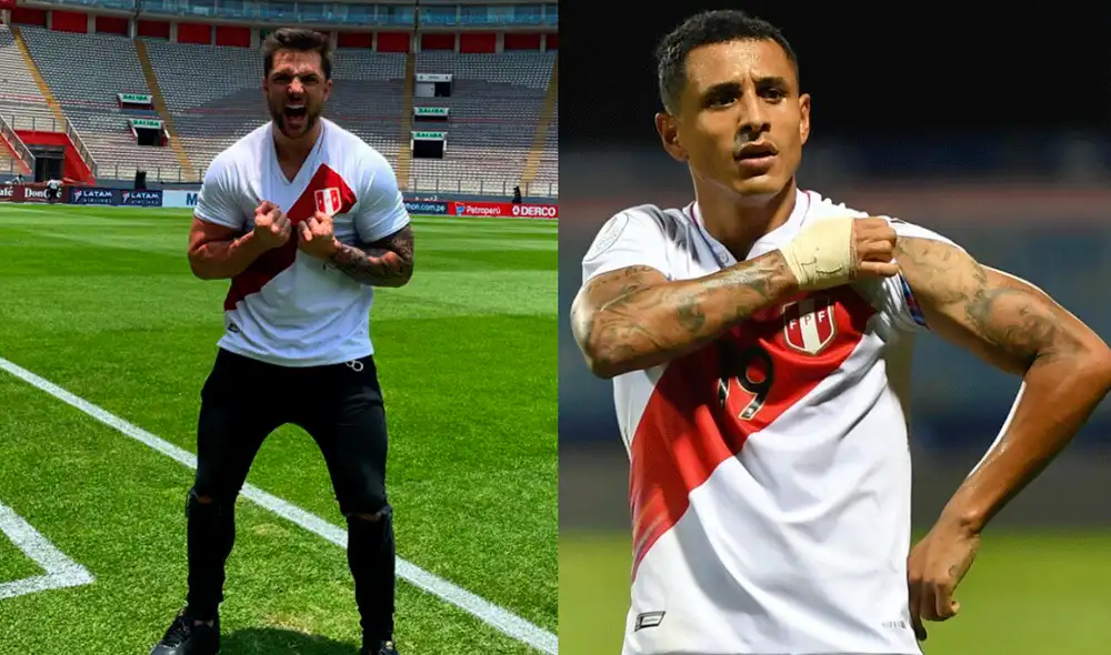 Nicola Porcella presumió en redes el regalo que recibió de Yoshimar Yotún. Imagen: Composición Instagram/AFP