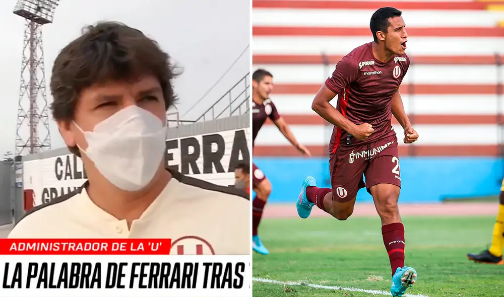 Ferrari se mostró agradecido con Manuel Barreto. Foto: captura ESPN/ Liga de Fútbol Profesional LFP Ferrari se mostró agradecido con Manuel Barreto. Foto: captura ESPN/ Liga de Fútbol Profesional LFP