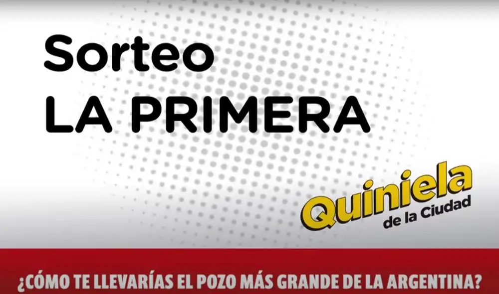 Quiniela hoy: resultados oficiales de la Nacional y Provincia del 7 de febrero en la Argentina. Foto: captura de la Lotería de la Ciudad / YouTube Quiniela hoy: resultados oficiales de la Nacional y Provincia del 7 de febrero en la Argentina. Foto: captura de la Lotería de la Ciudad / YouTube