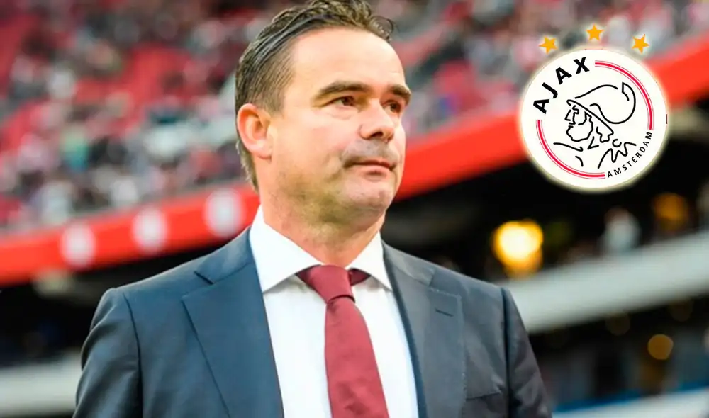 Marc Overmars se desempeñaba como director de fútbol del Ajax. Foto: AFP/composición