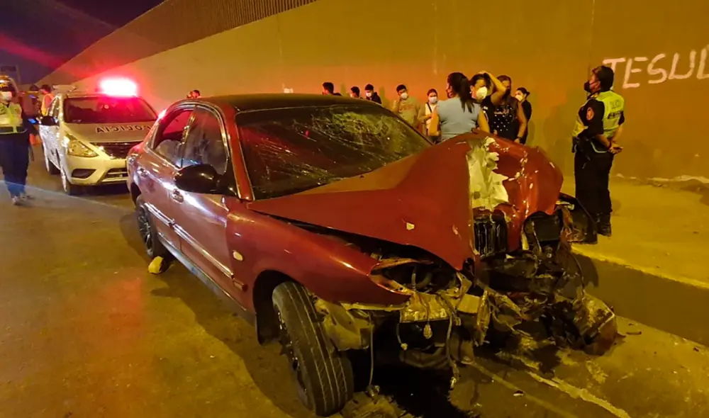 Accidente de tránsito en San Juan de Miraflores dejó un fallecido. Foto: URPI-LR Accidente de tránsito en San Juan de Miraflores dejó un fallecido. Foto: URPI-LR