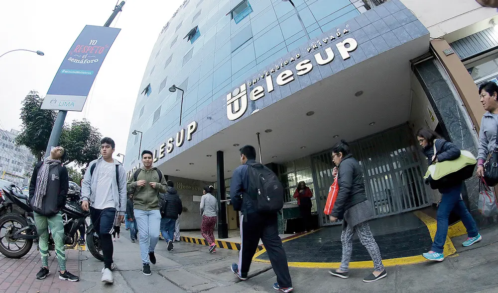 Sede 28 de Julio. El edificio de la universidad Telesup. Foto: John Reyes/La República Sede 28 de Julio. El edificio de la universidad Telesup. Foto: John Reyes/La República