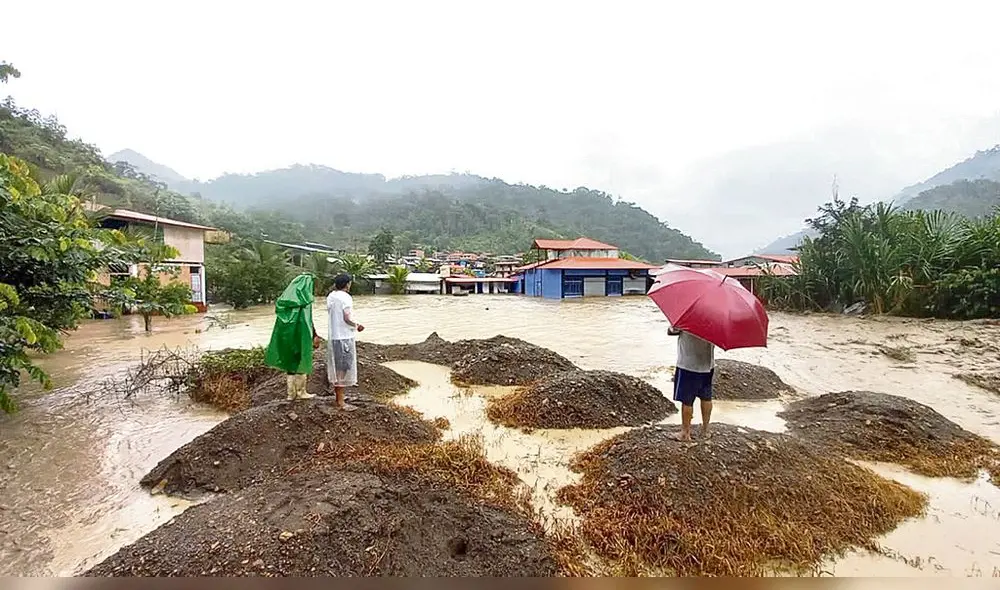 Persistirá. Senamhi informó que lluvias persistirán.