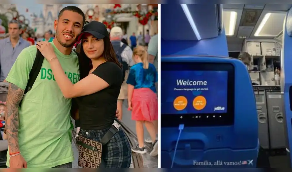 "Familia allá vamos", escribió la esposa de Sergio Peña en redes sociales. Foto: composición Instagram