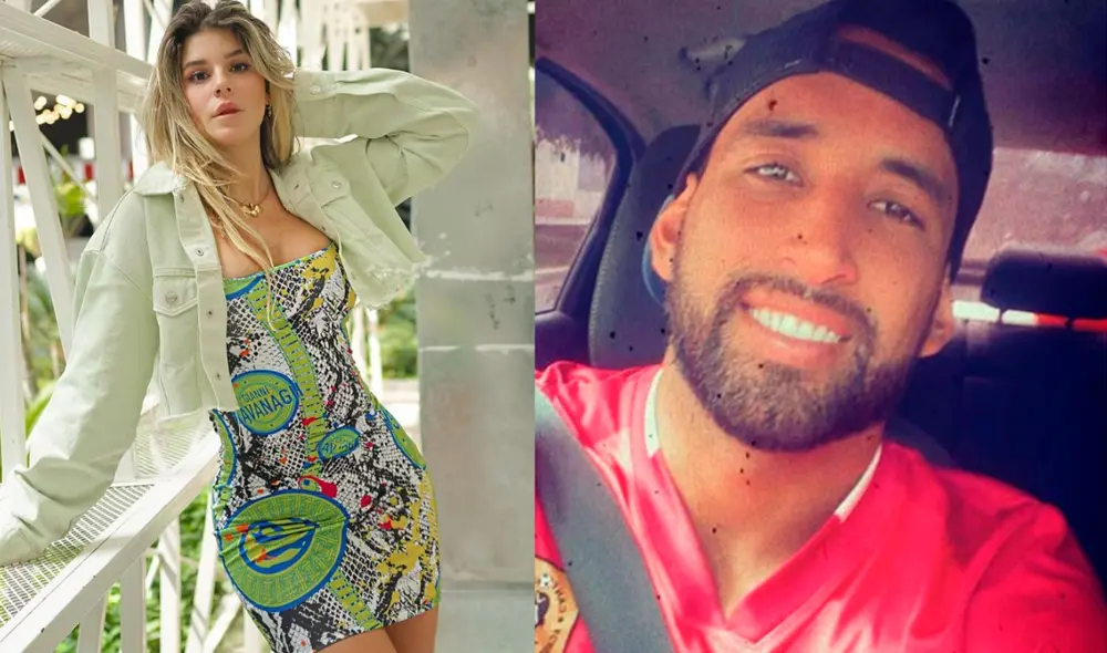 En julio del 2021, Macarena Vélez confirmó su relación con el futbolista 'Vituco' Salas. Foto: Macarena Vélez/Instagram, Victor Salas/Instagram