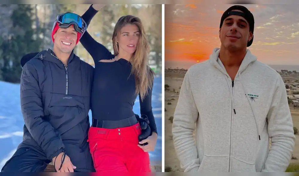 Alessia Rovegno trabajará en el extranjero y Hugo García no dudó en acompañarla. Foto: composición Instagram