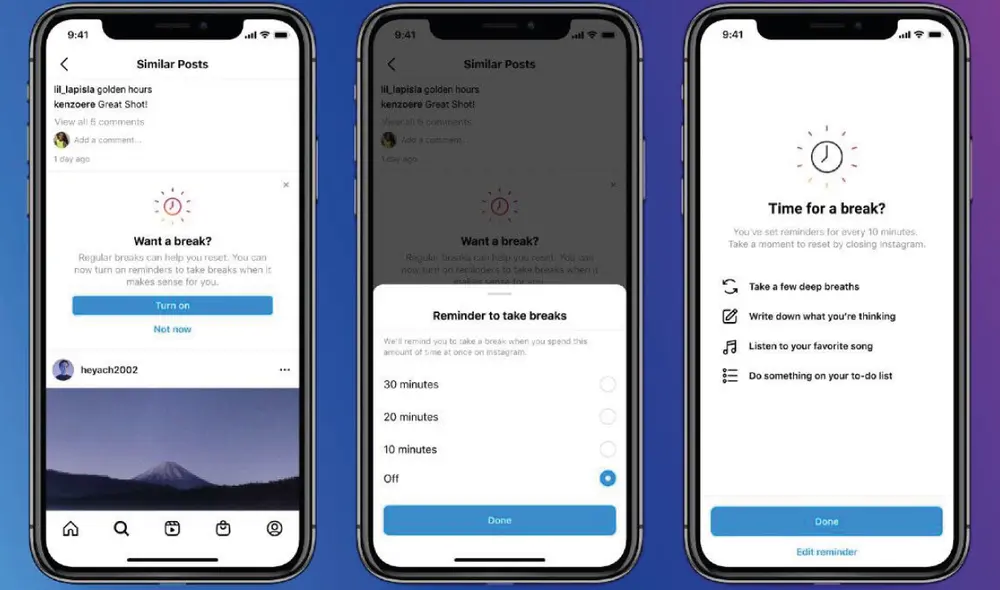 Si sientes que pasas mucho tiempo en las redes sociales de tu celular, esta función podrá ayudarte al menos en una de ellas. Foto: Instagram